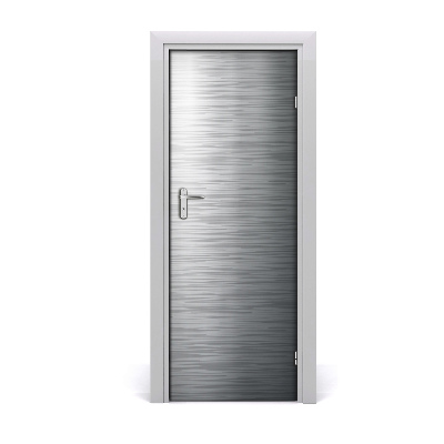 Door wallpaper Metal background