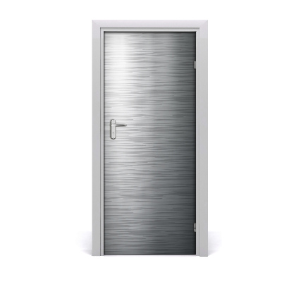 Door wallpaper Metal background