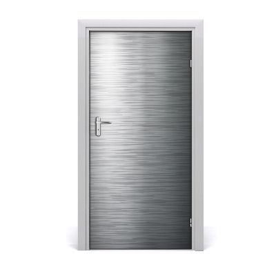 Door wallpaper Metal background