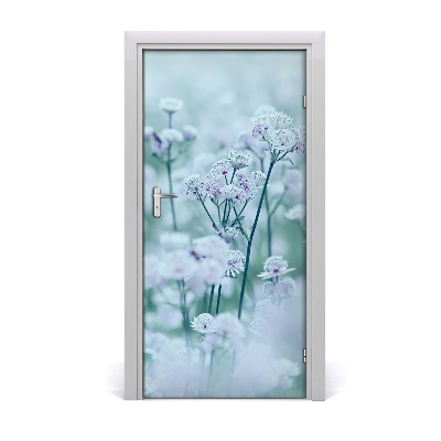 Self-adhesive door sticker Astrantia