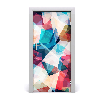 Self-adhesive door sticker Mosaic abstraction