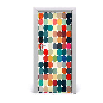 Door wallpaper Geometric background