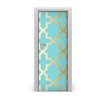 Self-adhesive door sticker Arabic pattern