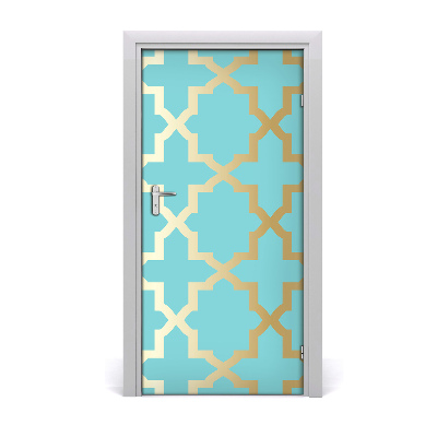 Self-adhesive door sticker Arabic pattern