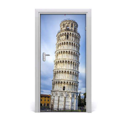 Self-adhesive door wallpaper The leaning tower of pisa