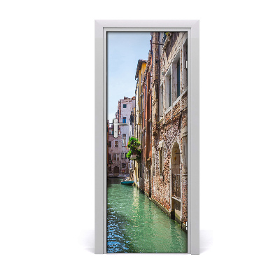 Self-adhesive door wallpaper Venice italy