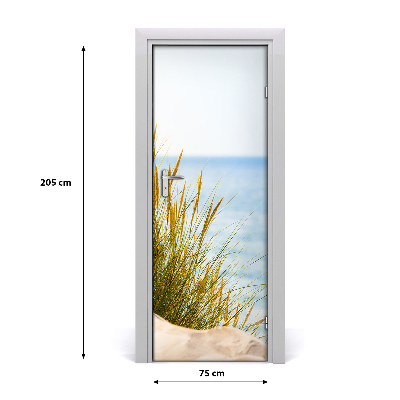 Door wallpaper Seaside dunes