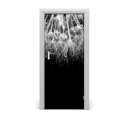 Self-adhesive door sticker Dandelion seeds