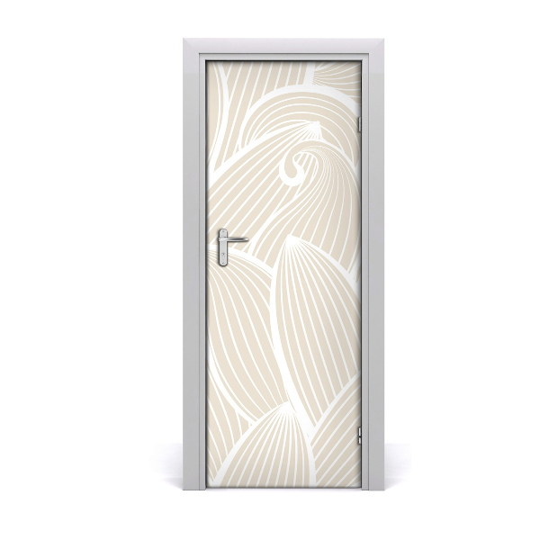 Self-adhesive door veneer Petals of flowers