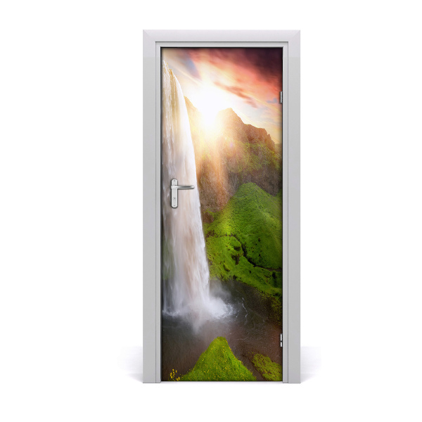 Door wallpaper Landscapes waterfall