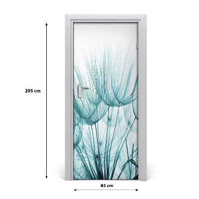 Self-adhesive door sticker Dandelion seeds