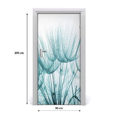 Self-adhesive door sticker Dandelion seeds