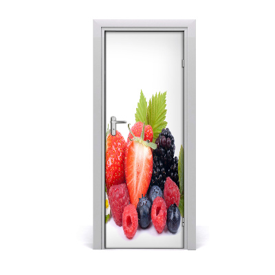 Self-adhesive door sticker Forest fruits