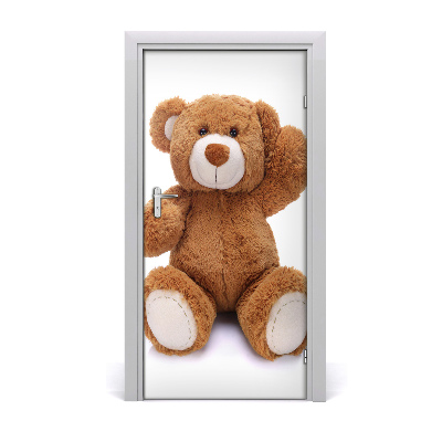 Self-adhesive door sticker Teddy bear