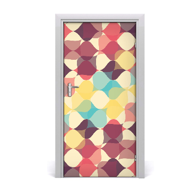 Door wallpaper Geometric background