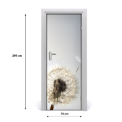 Self-adhesive door sticker Dandelion