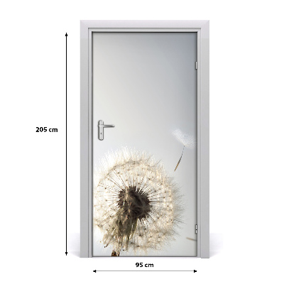 Self-adhesive door sticker Dandelion