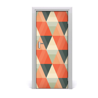 Door wallpaper Geometric background