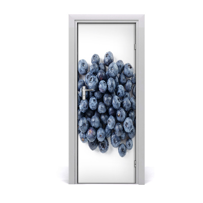 Self-adhesive door sticker Blueberries