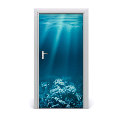 Door wallpaper Underwater world