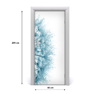 Self-adhesive door sticker Dandelion seeds