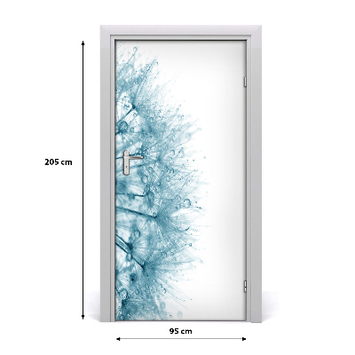 Self-adhesive door sticker Dandelion seeds