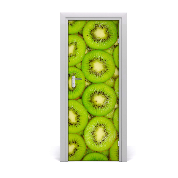 Self-adhesive door sticker Kiwi