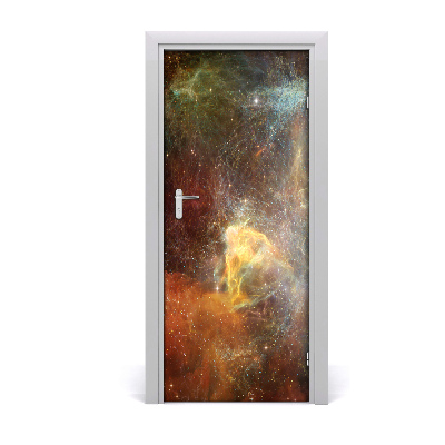 Self-adhesive door wallpaper Cosmos