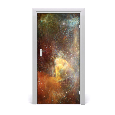 Self-adhesive door wallpaper Cosmos