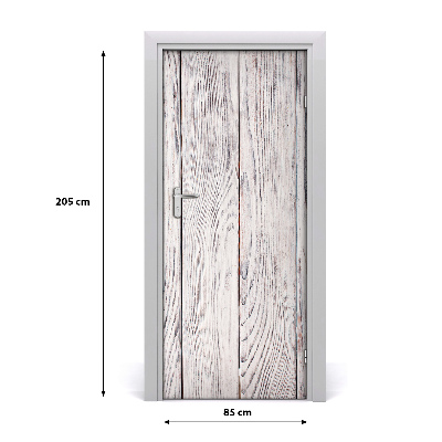 Door wallpaper Wooden wall