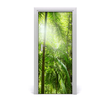 Door wallpaper The rainforest