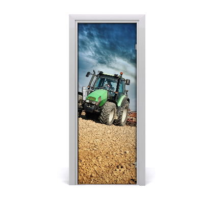 Self-adhesive door wallpaper Vehicles tractor