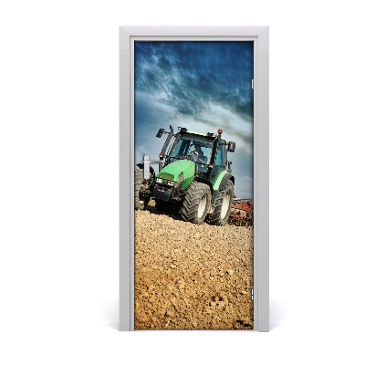 Self-adhesive door wallpaper Vehicles tractor