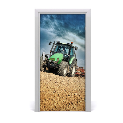 Self-adhesive door wallpaper Vehicles tractor