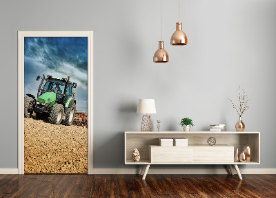 Self-adhesive door wallpaper Vehicles tractor