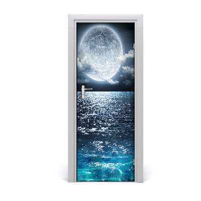 Door wallpaper Full moon