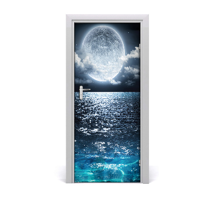 Door wallpaper Full moon