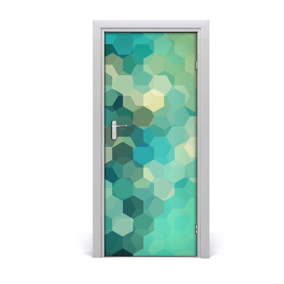 Self-adhesive door sticker Abstraction background