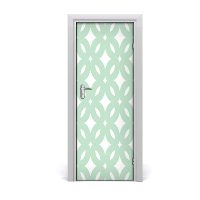 Door wallpaper Geometric background