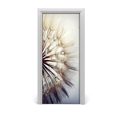 Self-adhesive door sticker Dandelion