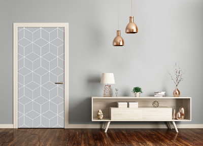 Door wallpaper Geometric background