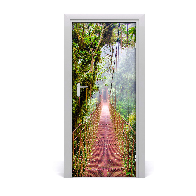 Door wallpaper Suspension bridge