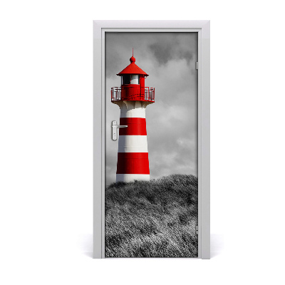 Self-adhesive door wallpaper Lighthouse