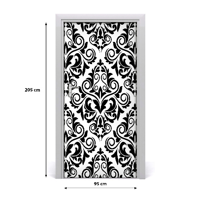 Door wallpaper For home ornaments