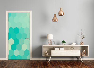 Door wallpaper Geometric background