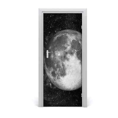 Self-adhesive door wallpaper Moon