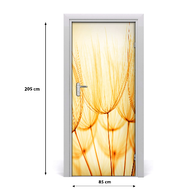 Self-adhesive door sticker Dandelion seeds