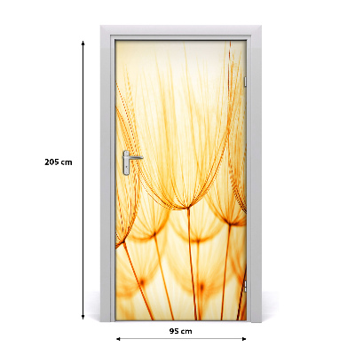 Self-adhesive door sticker Dandelion seeds