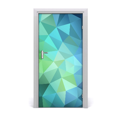 Self-adhesive door sticker Abstraction background