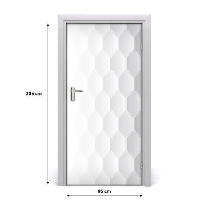 Door wallpaper Geometric background